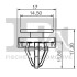 Кліпса кріплення (затискач) Fischer Automotive One (FA1) 1340029.5 (фото 2)