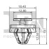 Кліпса кріплення (затискач) Fischer Automotive One (FA1) 21-40031.10 (фото 2)