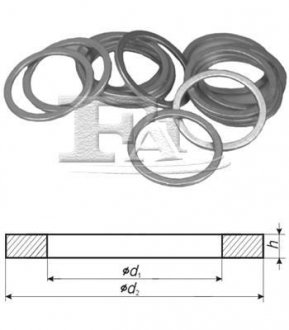 Кільце металеве Fischer Automotive One (FA1) 580.870.100 (фото 1)