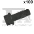 Болт з головкою системи TORX з чорного металу Fischer Automotive One (FA1) 982-T08-121.100 (фото 1)