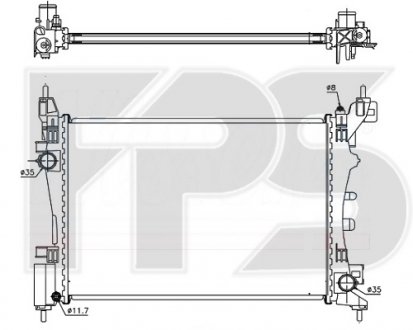 Радіатор охолодження FPS FP 26 A65