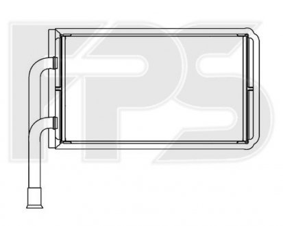 Радіатор пічки FPS FP 28 N29 (фото 1)