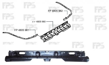 Кріплення бампера FPS FP 4805 982