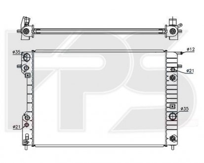 Радіатор охолодження FPS FP 52 A319