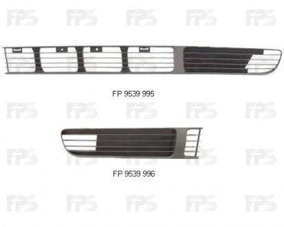 Решітка пластикова FPS FP 9539 996