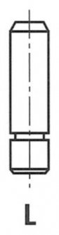 Направляюча клапана IN (9.00x15.05x72) DB OM362LA,OM364,OM366 FRECCIA G3514 (фото 1)