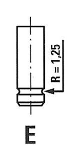 Клапан впускний LADA 2101-07 3447/S IN FRECCIA R3447/S