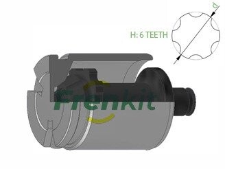 Поршень тормозного суппорта VW PASSAT (3C2) 05-10, PASSAT Variant (3C5) 05-11 FRENKIT K415201