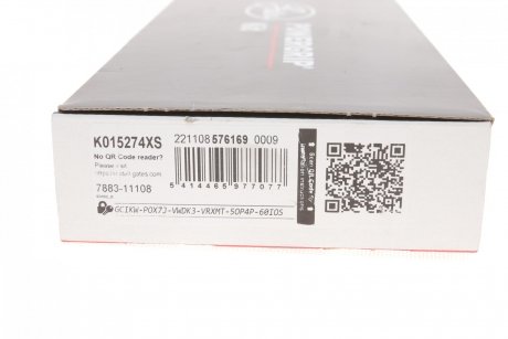 Комплект (ремінь+ролики) Gates K015274XS (фото 1)
