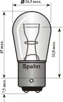 Автомобiльна лампа GENERAL ELECTRIC 1077