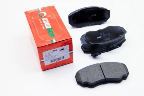 Гальмівні колодки перед. Ducato/Jumper/Boxer 02-06 (1.4t) GOODREM RM1095