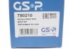Комплект пильника РШ шарніра GSP 780210 (фото 1)