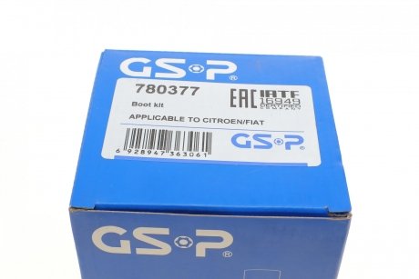 Комплект пильника РШ шарніра GSP 780377
