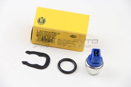 Датчик температури (2 конт./синій) VW T4/Audi A4/A6 83-03 HELLA 6PT009107-551