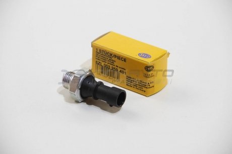 Датчик тиску оливи (0,5bar/1 конт./чорний) LANOS/ASTRA F/G 1.2-3.2 84- HELLA 6ZL003259-491