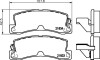 Гальмівні колодки зад. Camry/Corolla/RX 86-06 HELLA 8DB355006-431 (фото 1)