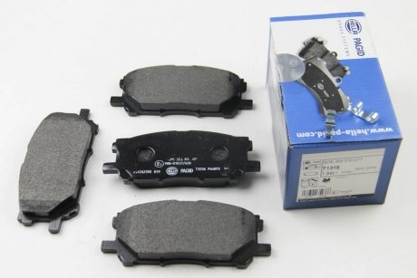 Гальмівні колодки перед. Lexus RX 03-08 (sumitomo) HELLA 8DB355010-071