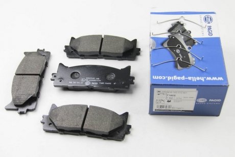 Гальмівні колодки перед LEXUS ES/TOYOTA CAMRY 2.4-3.5 06- HELLA 8DB355012-401