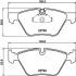 Гальмівні колодки перед.BMW 3(E90)/1(E81) 04-13 (ATE) (154,8x63,6x20) HELLA 8DB355015-031 (фото 1)