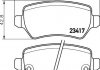 Гальмівнi колодки дисковi зад. Opel Astra G 98-, Meriva 03- HELLA 8DB 355 018-781 (фото 1)