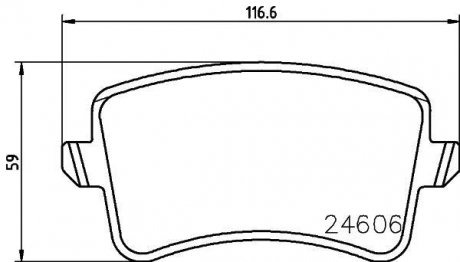 Гальмівні колодки HELLA 8DB355025391