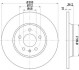 Диск гальмівний задн. (300mmx12mm) AUDI A4 1.8 TFSI/1.8 TFSI quattro/2.0 TDI/2.0 TDI quattro/2.0 TFSI/2.0 TFSI flexible fuel/2.0 TFSI flexible fuel quattro/2.0 TFSI hybrid/2.0 TFSI hybr HELLA 8DD 355 113-931 (фото 1)