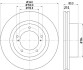 Гальмівний диск перед. Lexus LX570/Toyota Land Cruiser VII (J200) 4.5TD 08- HELLA 8DD 355 116-551 (фото 4)