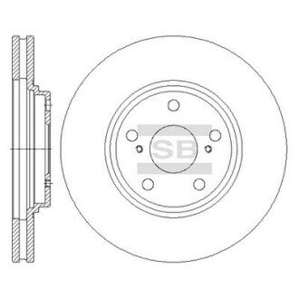Гальмівний диск Hi-Q (SANGSIN) SD4047