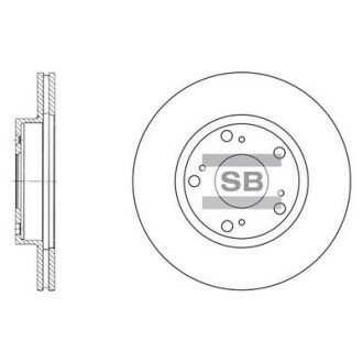 Тормозние диски Hi-Q (SANGSIN) SD4102