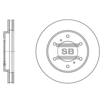 Гальмівний диск передній Hi-Q (SANGSIN) SD4311