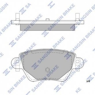 Кт. Гальмiвнi колодки Hi-Q (SANGSIN) SP2031