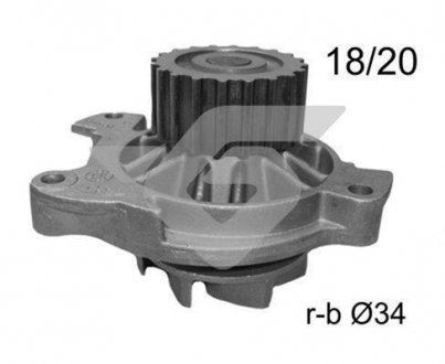 Насос водяной VW T4, LT, Crafter 2.5TDI HUTCHINSON WP148