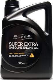 Масло ДВС 5W-30 4 л Super Extra Gasoline SL/GF-3 п/с Mobis Hyundai/Kia/Mobis 05100-00410