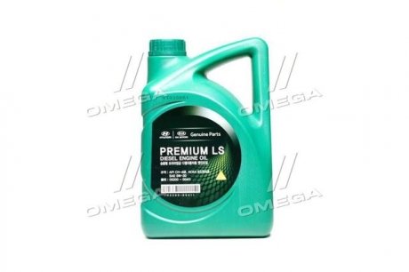 Олива моторна Premium LS Diesel 4L Hyundai/Kia/Mobis 05200-00411 (фото 1)