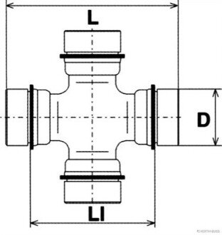 Хрестовина JAKOPARTS J2921000