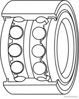 Підшипник кульковий d>30 JAKOPARTS J4711058