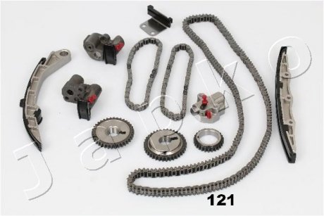 Комплект цепи привода распредвала Nissan Murano (Z50), 350Z (Z33) 3.5 (02-09) (K JAPKO KJK121 (фото 1)