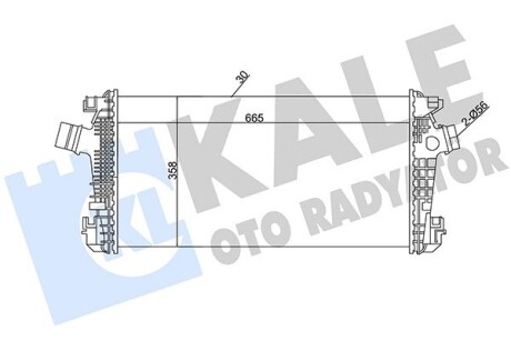 Інтеркулер Chevrolet Cruze, Orlando, Opel Astra J, Astra J Gtc OTO RADYATOR Kale 344900