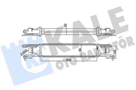 Інтеркулер Opel Corsa D OTO RADYATOR Kale 348400