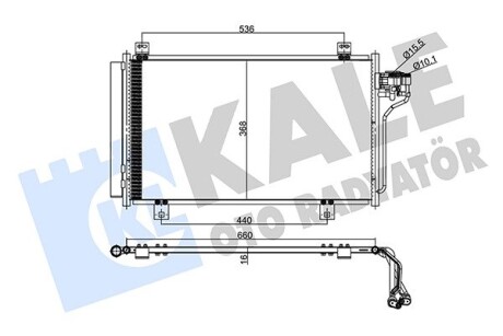 Радиатор кондиционера Mazda 3, 6 OTO RADYATOR Kale 357975 (фото 1)