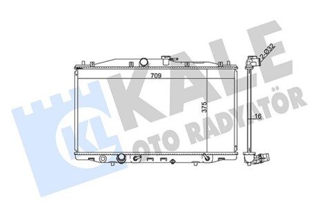 Радиатор охлаждения Honda Accord VII OTO RADYATOR Kale 384100