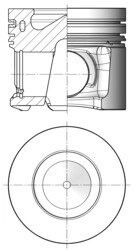 Поршень KOLBENSCHMIDT 41493600