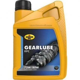 Олива трансмісійна GEARLUBE RPC 75W-80 1л KROON OIL 01210