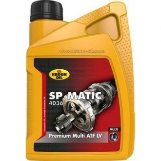 Масло трансмиссионное синтетика ATF 1л для АКПП SP MATIC 4036 KROON OIL 32224