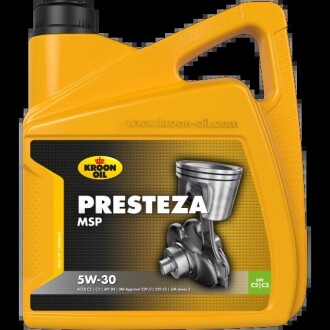 Масло моторное Presteza MSP 5W-30 (4 л) KROON OIL 35137