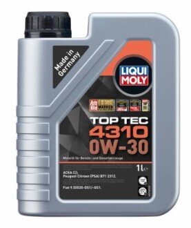 Моторна олива Top Tec 4310 5W-30, 1л LIQUI MOLY 2361