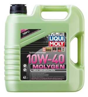 ОЛИВА МОТОРНА MOLYGEN NEW GENERATION 10W-40 4Л LIQUI MOLY 8538