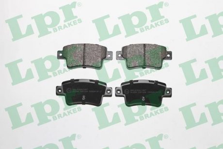 Колодки тормозные дисковые задние Fiat Grande Punto 05- LPR 05P1224 (фото 1)