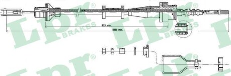 Трос зчеплення LPR C0114C