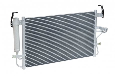 Радиатор кондиционера Elantra 2.0 (00-) АКПП/МКПП с ресивером LUZAR LRAC 08D2 (фото 1)